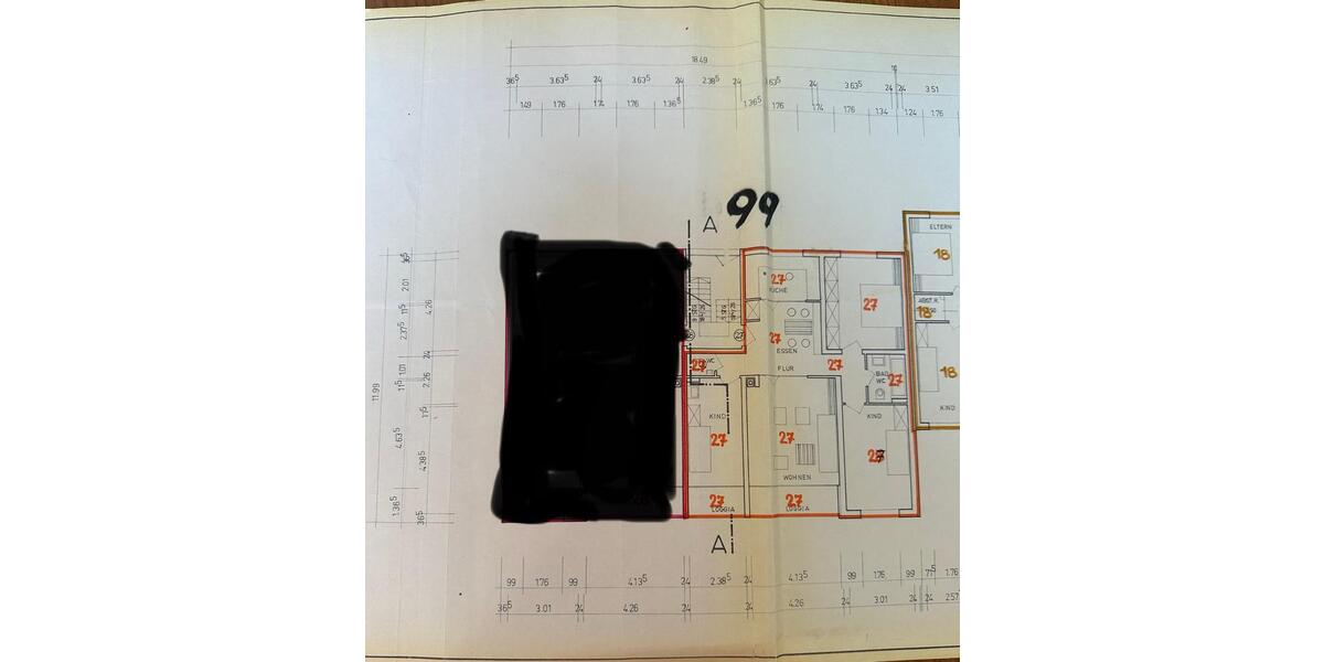 Etagenwohnung Duisburg Essenberg - 4 Zimmer, 90 m&sup2;, 219.000&euro; | Angebot:24677781