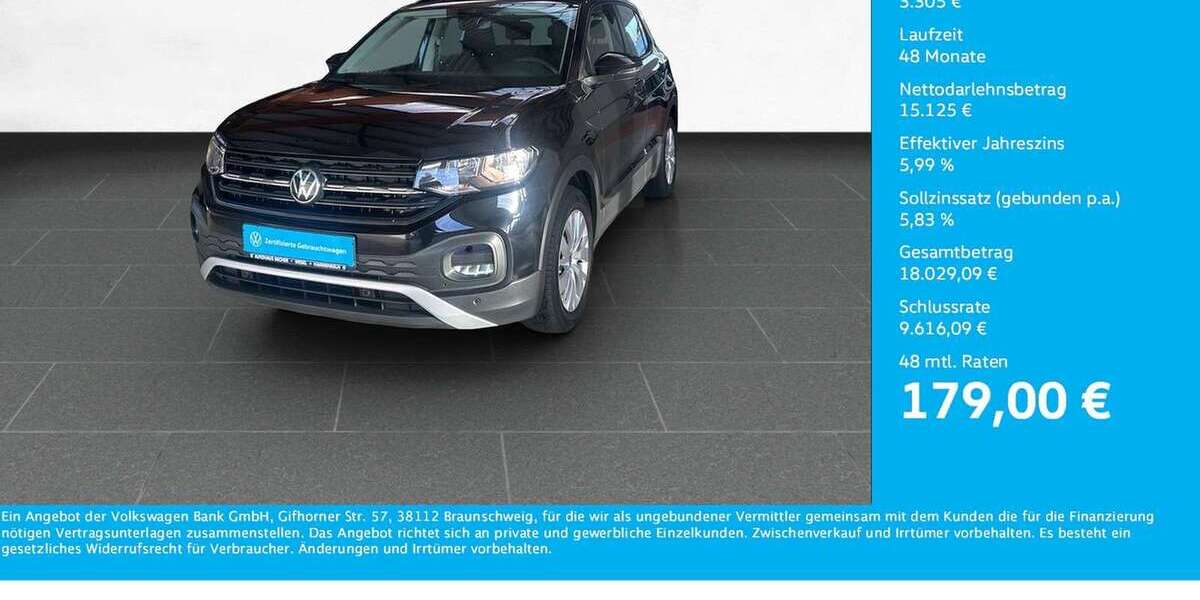 VW T-Cross 74.254 km 18.430 &euro; Wesel 46485