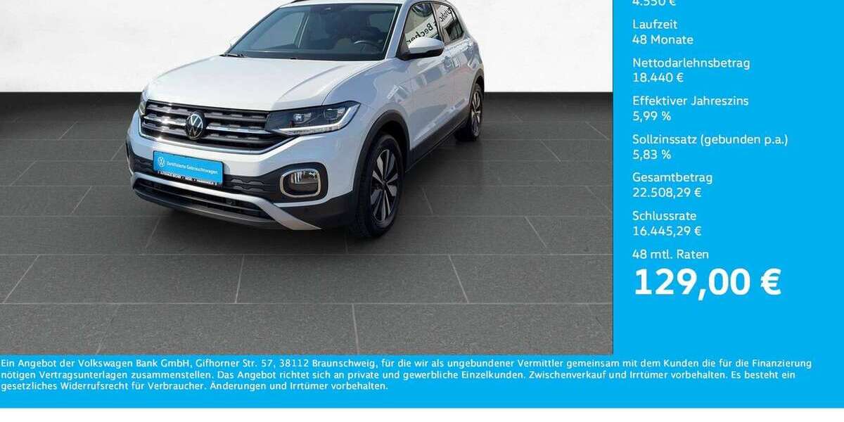 VW T-Cross 22.040 km 22.990 &euro; Wesel 46485