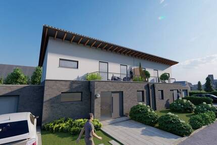 Neubau-Doppelhaushälfte mit Garage - Wohnen in bester Lage von Rheinberg-Vierbaum! 5 zimmer