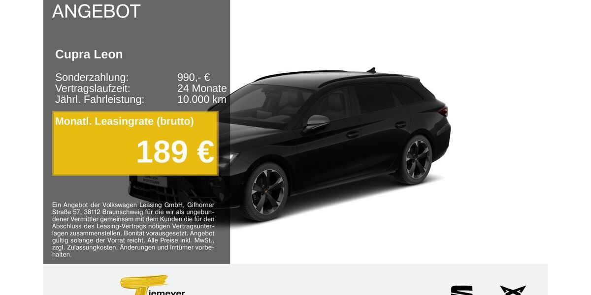 Cupra Leon 21.172 km 30.570 &euro; Gelsenkirchen OT Beckhausen 45899