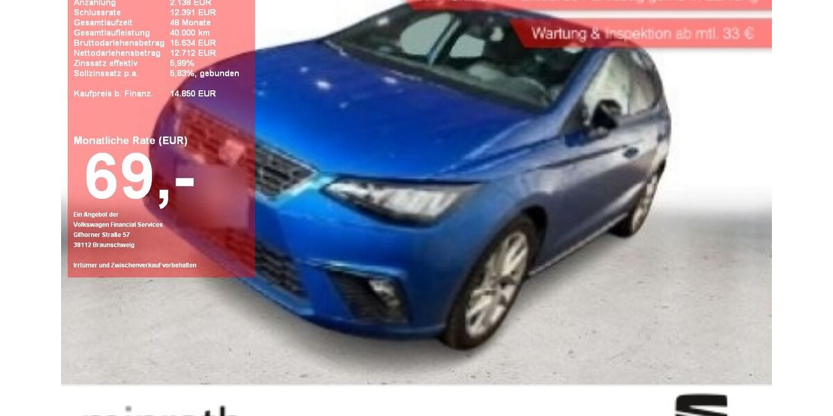 Seat Ibiza 21.811 km 14.100 &euro; Moers-Hülsdonk 47441