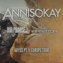 Annisokay + Support: The Narrator & Very Special Guest: Our Promise 21.11.2025 FZW / Freizeitzentrum West