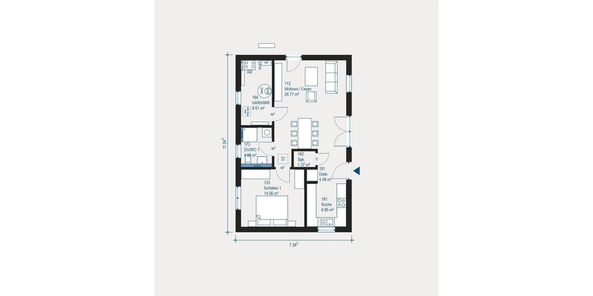 Individueller Bungalow in Moers - Komfortables Wohnen mit allkauf Dienstleistungspaket Free Time - Bungalow Moers | Angebot:27708054