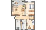 Etagenwohnung Castrop-Rauxel Deinighausen - 3.5 Zimmer, 69 m&sup2;, 519&euro; | Angebot:26057744