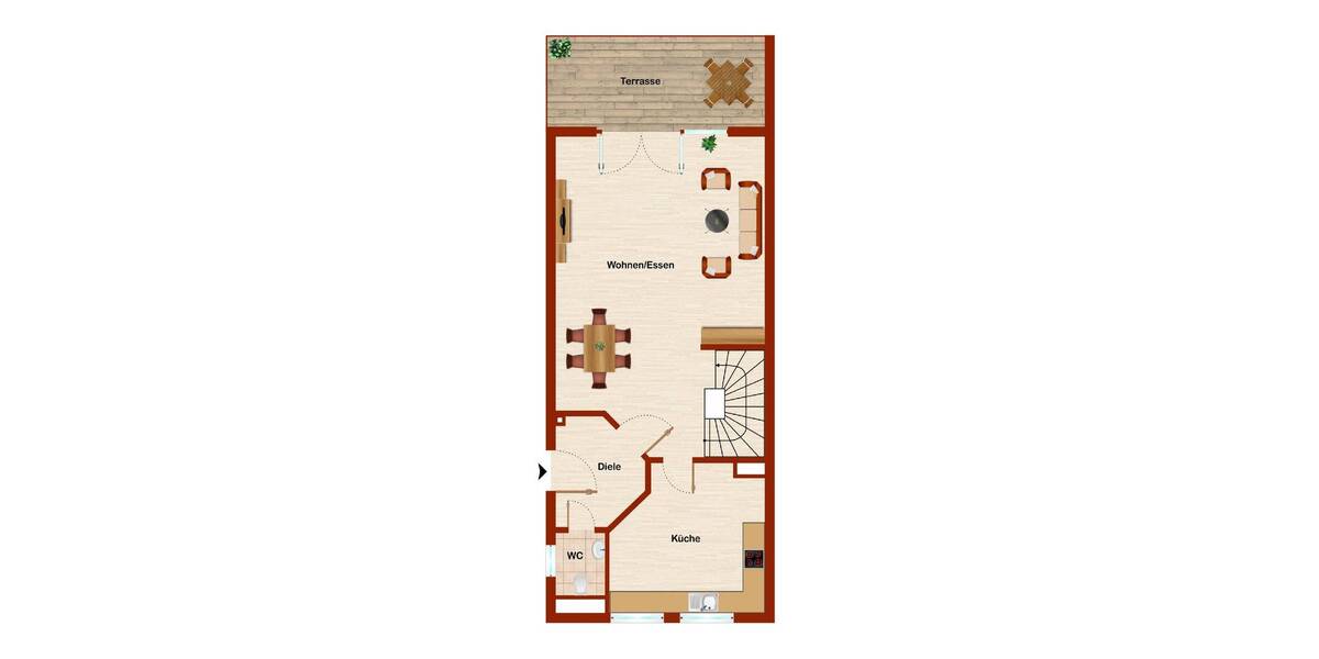 Reihenendhaus Duisburg Hochemmerich - 5 Zimmer, 119 m&sup2;, 499.000&euro; | Angebot:26048741