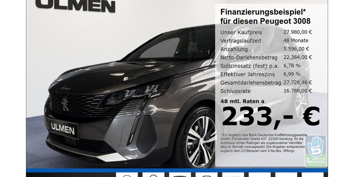 Peugeot 3008 15.997 km 27.680 &euro; Ratingen 40880