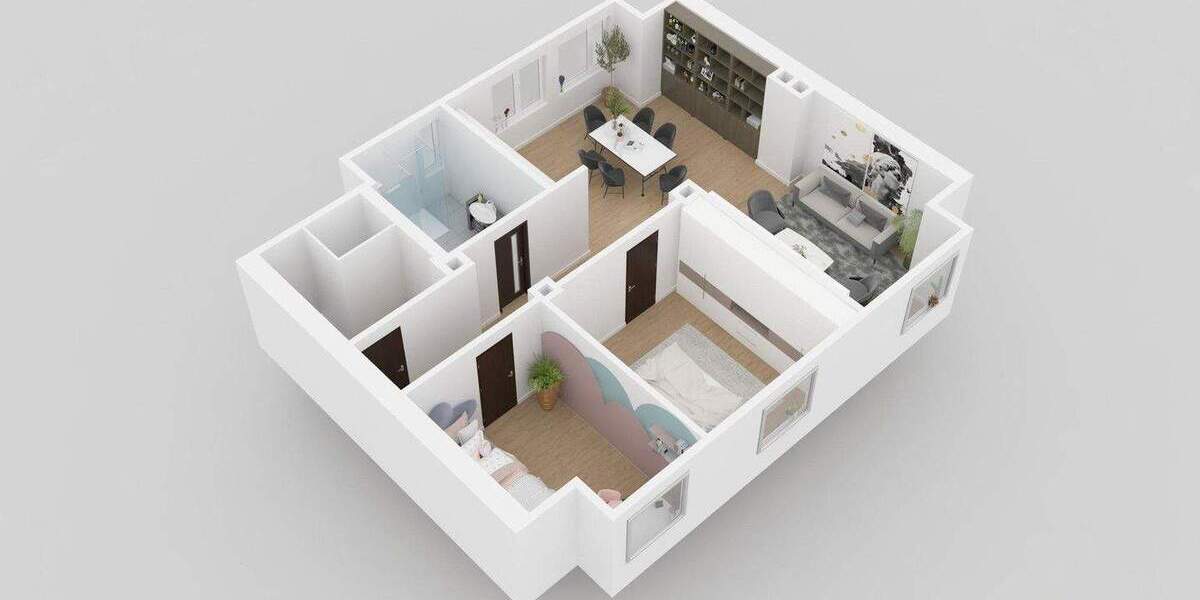 Etagenwohnung Gelsenkirchen Bismarck - 3 Zimmer, 80 m&sup2;, 181.440&euro; | Angebot:25424488