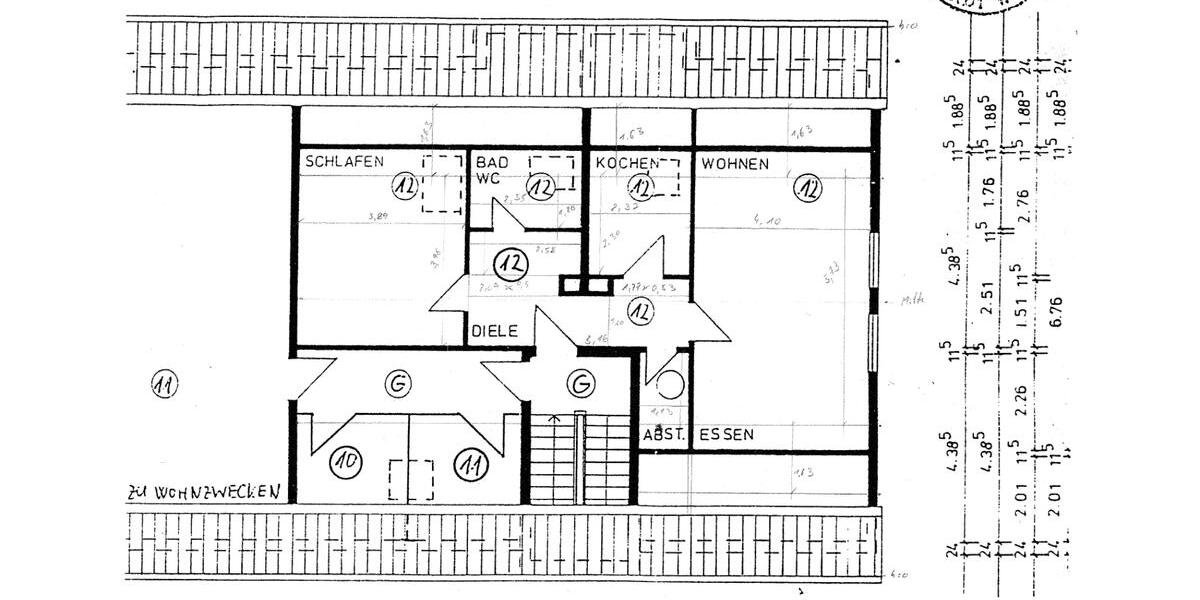 Schöne 2,5-Zimmer-DG-Wohnung in Witten Sonnenschein 2.5 zimmer