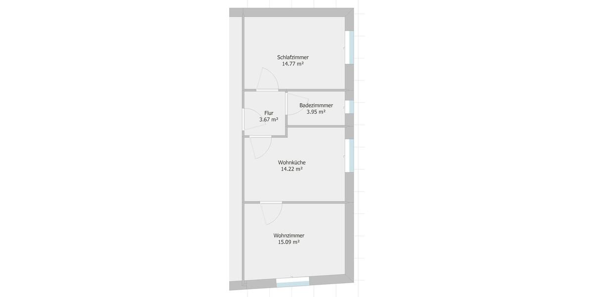 Etagenwohnung Herne Eickel - 2.5 Zimmer, 50 m&sup2;, 350&euro; | Angebot:26440861