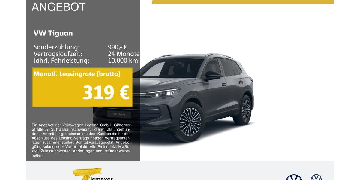 VW Tiguan 13.670 km 35.420 &euro; Marl 45770