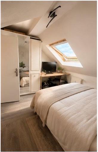 Dachgeschoßwohnung Bottrop Ebel - 1 Zimmer, 59 m&sup2;, 785&euro; | Angebot:27624456