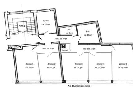 Wohnung Duisburg Dellviertel - 5 Zimmer, 114 m&sup2;, 900&euro; | Angebot:26661136