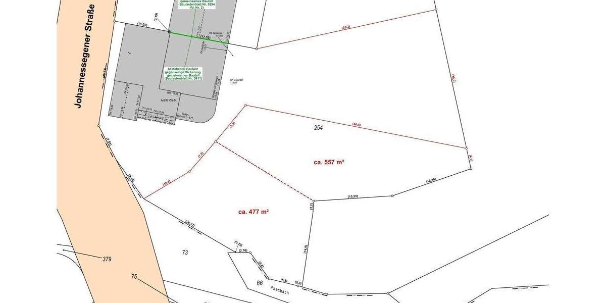 Baugrundstück mit positiver Bauvoranfrage für ein dreigeschossiges Einfamilienhaus in Bredenscheid zimmer