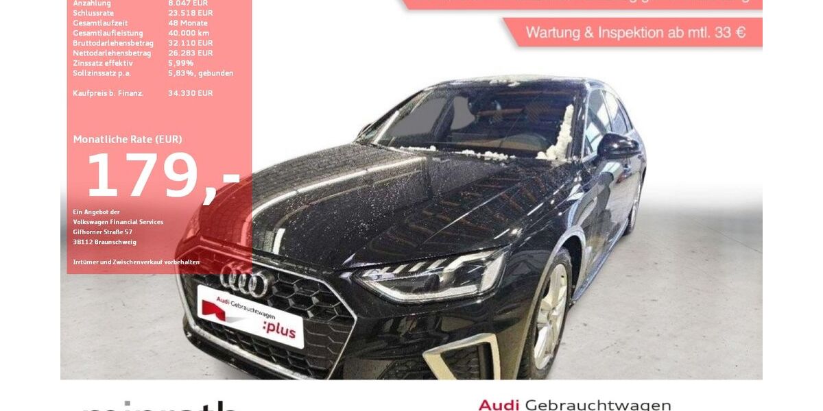 Audi A4 32.663 km 33.790 &euro; Moers-Hülsdonk 47441