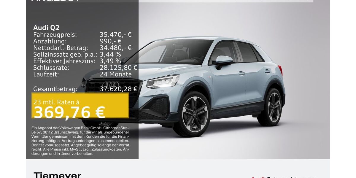 Audi Q2 4.934 km 34.990 &euro; Dorsten 46284