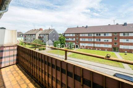 Sofort frei! Ideal geschnittene 2-Zimmer-Wohnung mit Balkon und Tageslichtbad
