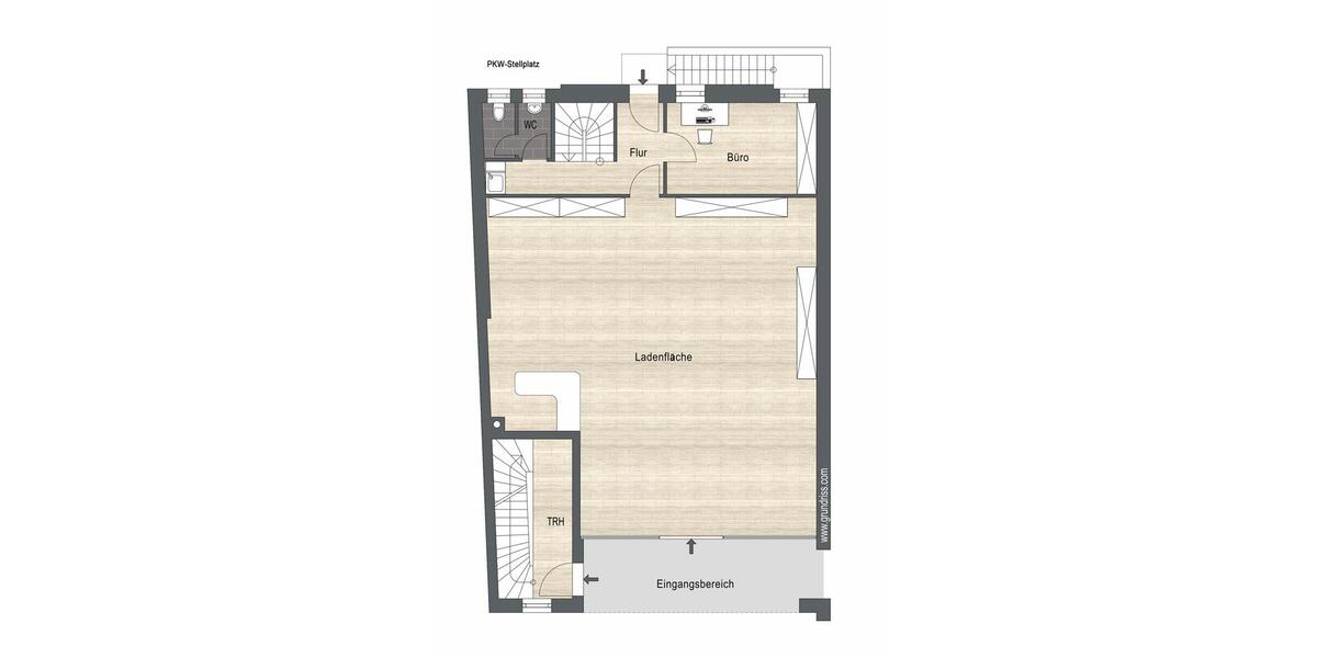 Die beste Position für Ihr Gewerbe - hervorragende Sichtbarkeit im Ortskern von Raesfeld zimmer