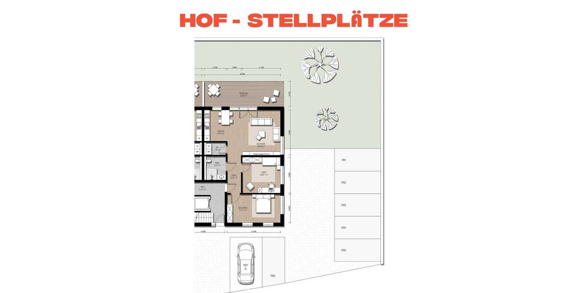 Etagenwohnung Velbert Nierenhof - 2 Zimmer, 74 m&sup2;, 259.000&euro; | Angebot:25670371