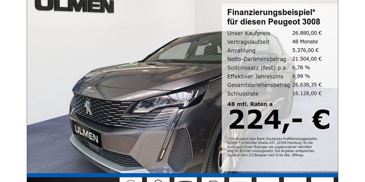 Peugeot 3008 12.100 km 26.880 &euro; Ratingen 40880
