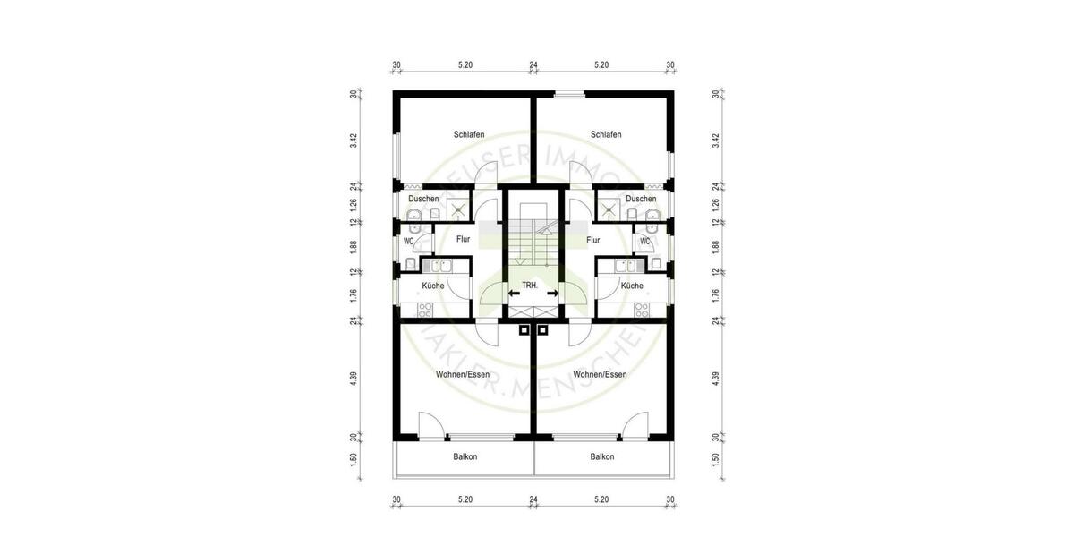 Etagenwohnung Heiligenhaus - 2 Zimmer, 64 m&sup2;, 808&euro; | Angebot:26286765