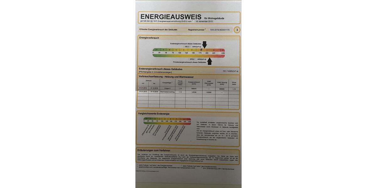 Etagenwohnung Herne Sodingen - 3 Zimmer, 75 m&sup2;, 540&euro; | Angebot:26056053