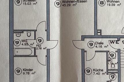 Wohnung Oberhausen Schmachtendorf - 4 Zimmer, 95 m&sup2;, 1.470&euro; | Angebot:25311025