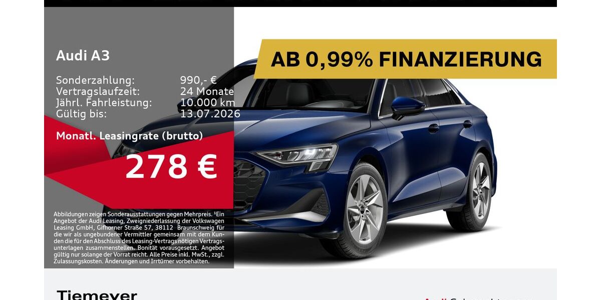 Audi A3 12.058 km 29.340 &euro; Bochum 44809