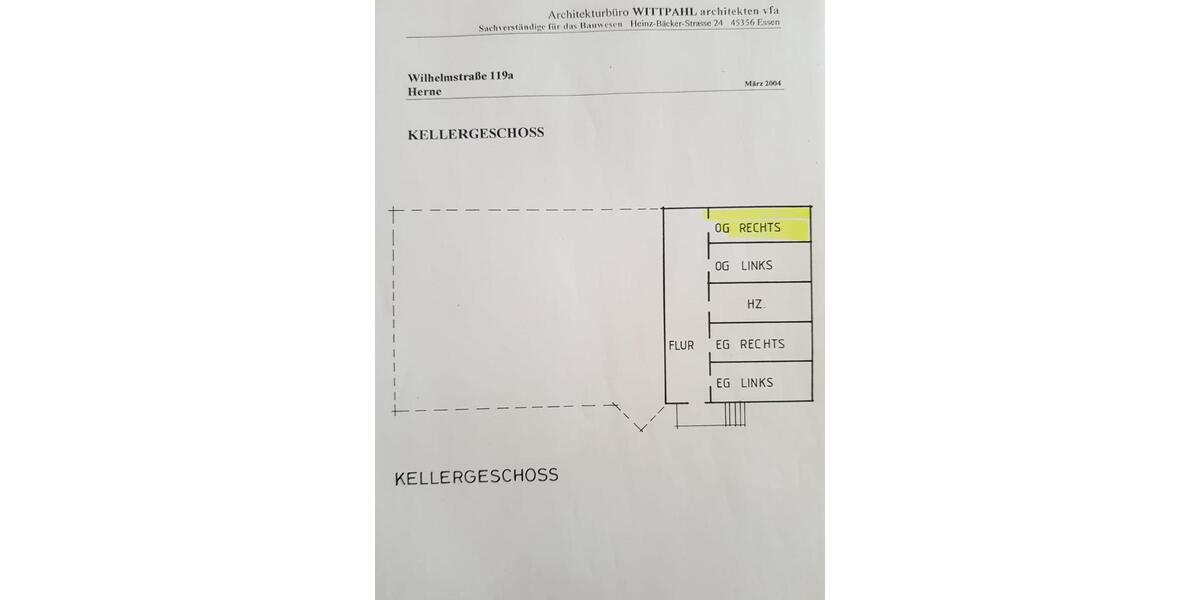 Etagenwohnung Herne Wanne-Bickern - 2.5 Zimmer, 65 m&sup2;, 545&euro; | Angebot:26323592