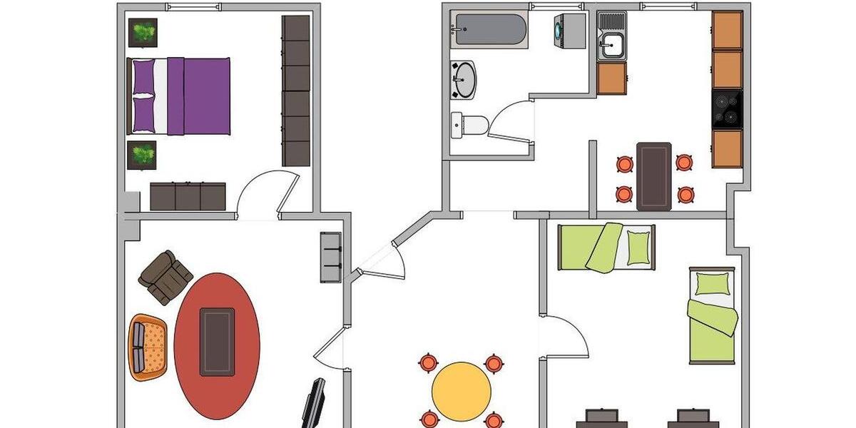 Etagenwohnung Oberhausen Biefang - 4 Zimmer, 88 m&sup2;, 1.000&euro; | Angebot:24527596