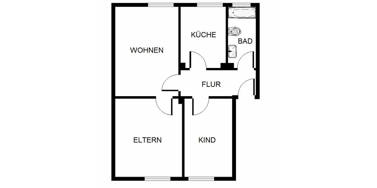 Demnächst frei! 3-Zimmer-Wohnung in Herne 3 zimmer