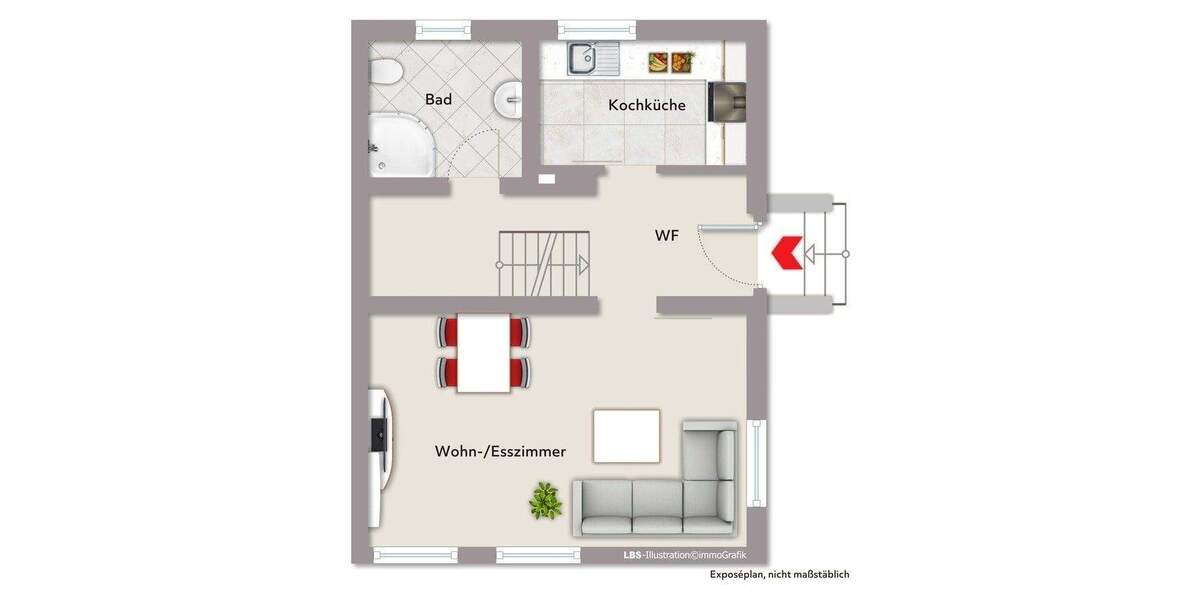 Doppelhaushälfte Marl Hamm - 3 Zimmer, 70 m&sup2;, 239.000&euro; | Angebot:24483864
