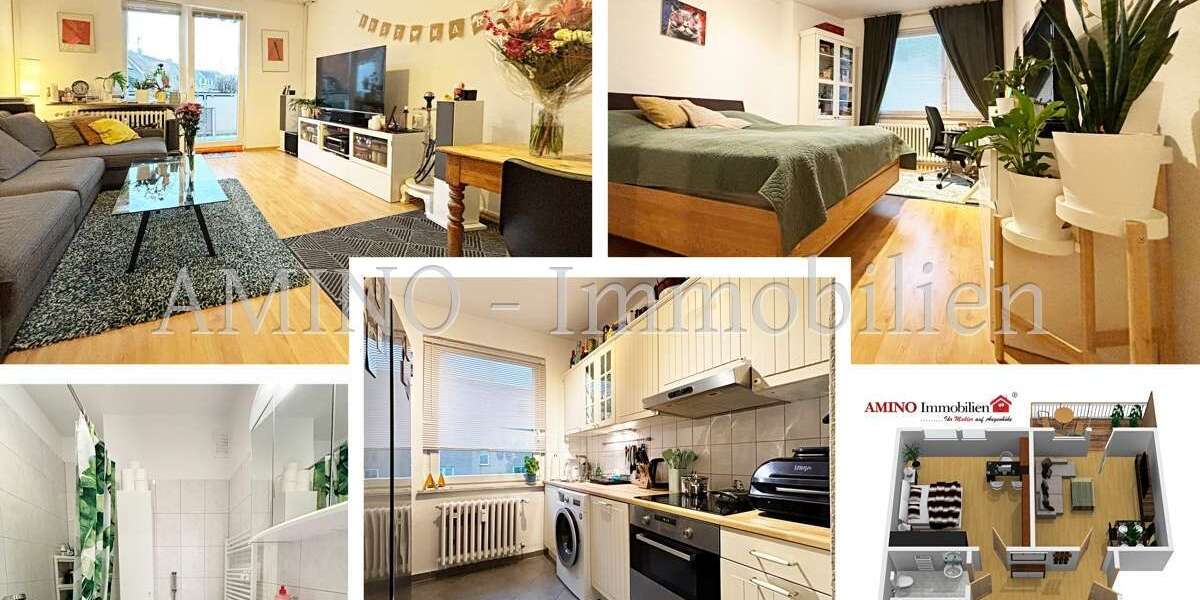 Etagenwohnung Essen / Holsterhausen Holsterhausen - 3 Zimmer, 69 m&sup2;, 539&euro; | Angebot:26425452