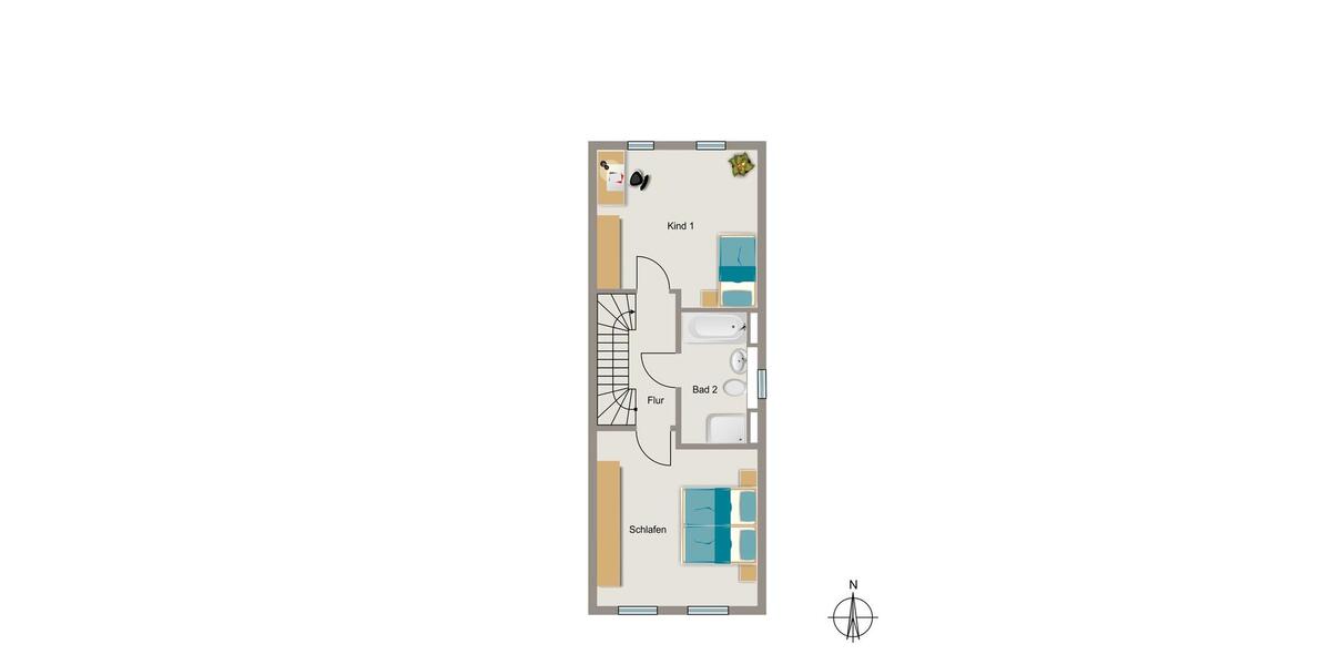 Etagenwohnung Duisburg Walsum - 4 Zimmer, 116 m&sup2;, 1.434&euro; | Angebot:25423585