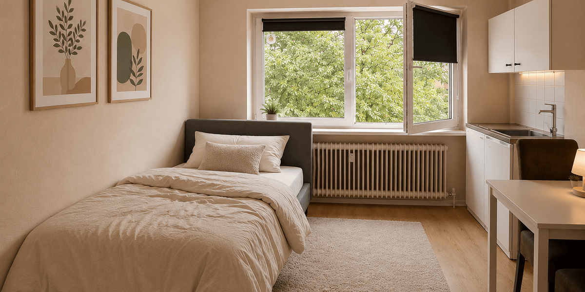 Etagenwohnung Essen Stadtbezirk IV - 1 Zimmer, 29 m&sup2;, 500&euro; | Angebot:27696322