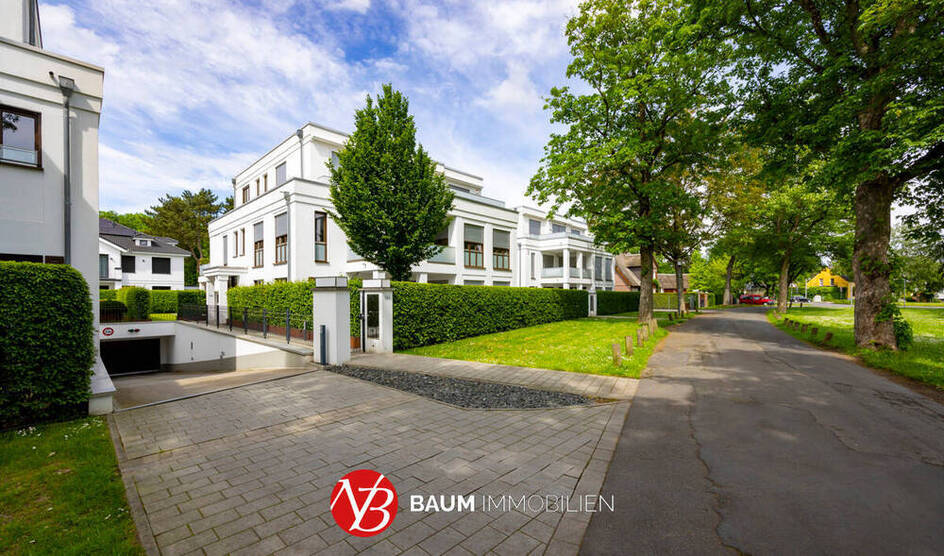 Stadtwaldterrassen! Luxuriös ausgestattete 3-Zi.-Wohnung in der Beletage mit Aufzug, hochwertigen Einbauten, EBK und TG-Stellplatz