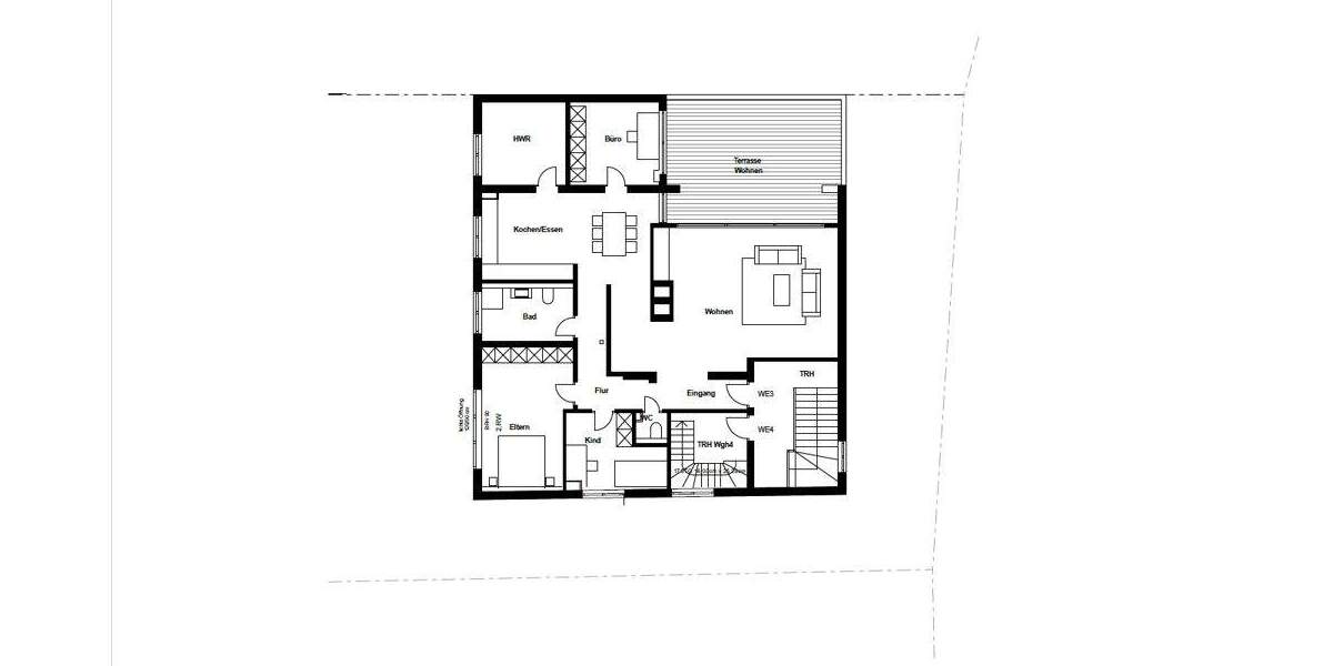 Attraktive Etagenwohnung mit Terrasse in Herten-Westerholt 4 zimmer