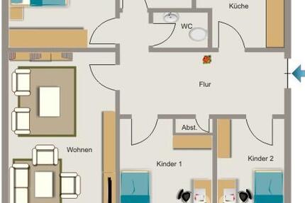 Wohnung Essen Stadtbezirk V - 4.5 Zimmer, 82 m&sup2;, 781&euro; | Angebot:26358541