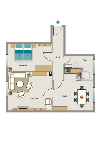 Der Startschuss in die erste eigene Mietwohnung mit VIVAWEST 2.5 zimmer