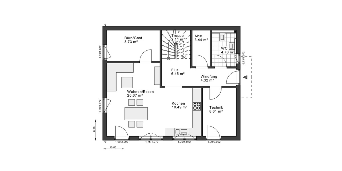 Einfamilienhaus Duisburg Walsum - 4 Zimmer, 140 m&sup2;, 1.790&euro; | Angebot:26395171