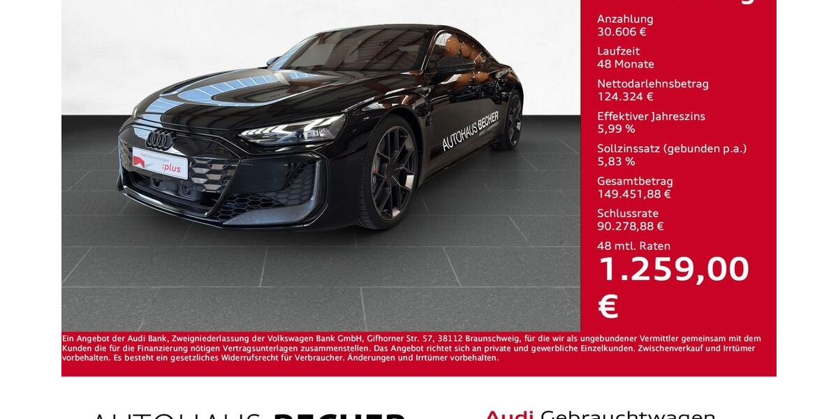 Audi RS e-tron GT 3.500 km 154.930 &euro; Wesel 46485
