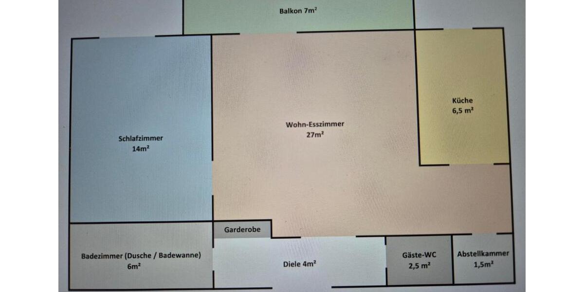 2,5 -Zimmer Wohnung, ca. 65 qm, ruhige Innenstadtlage Moers 2 zimmer