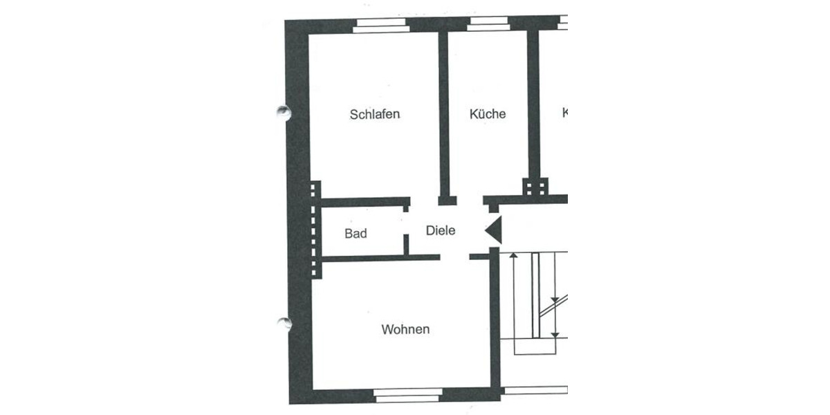 Erdgeschoßwohnung Essen Stadtbezirk II - 2 Zimmer, 62 m&sup2;, 618&euro; | Angebot:24663611