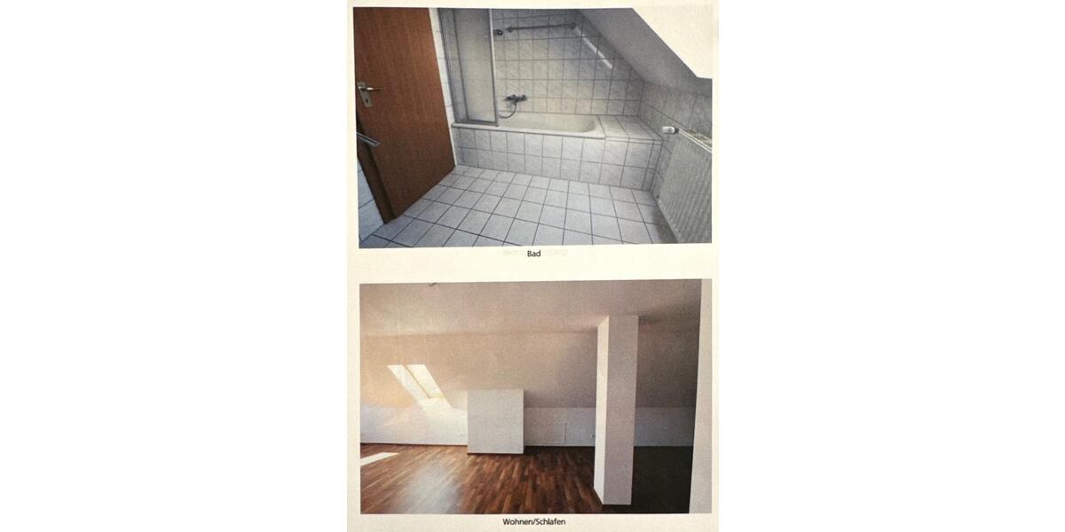 Ruhige 1-Zimmer-Dachgeschosswohnung in Bottrop-Grafenwald 1 zimmer