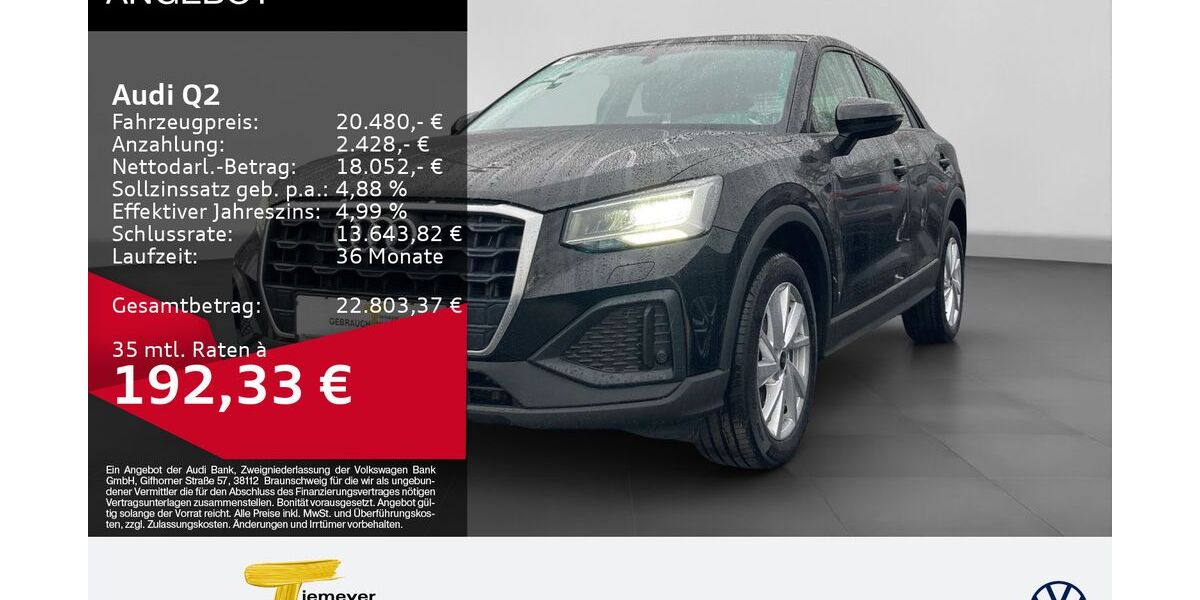 Audi Q2 60.395 km 19.970 &euro; Bochum 44892