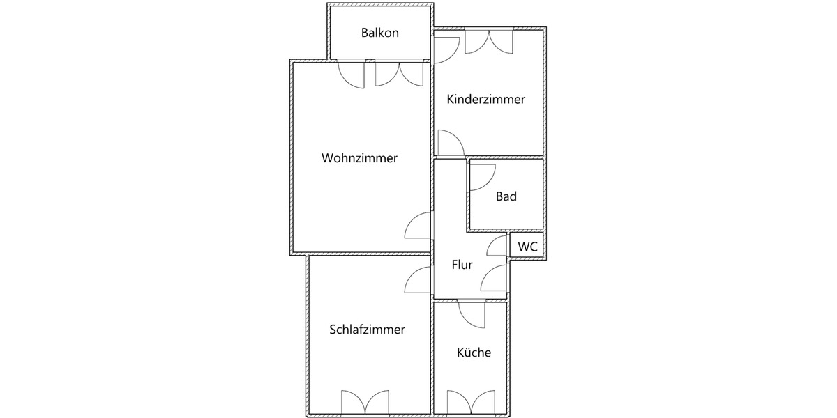 **Was will man mehr? +Balkon +frisch gestrichen +Laminat +modernes Badezimmer** 3 zimmer