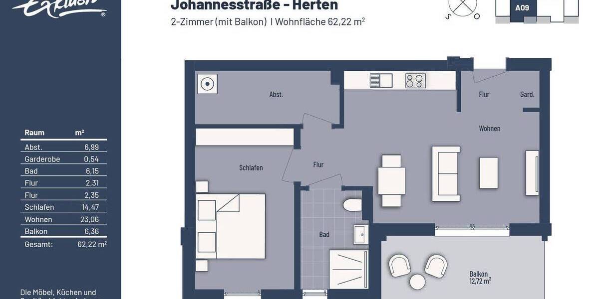*NEUBAU* 2-Zimmer-Wohnung mit Balkon 2 zimmer