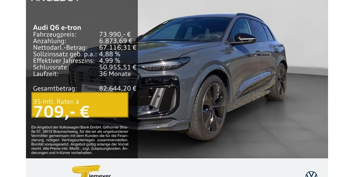 Audi Q6 e-tron 9.821 km 73.990 &euro; Recklinghausen 45663
