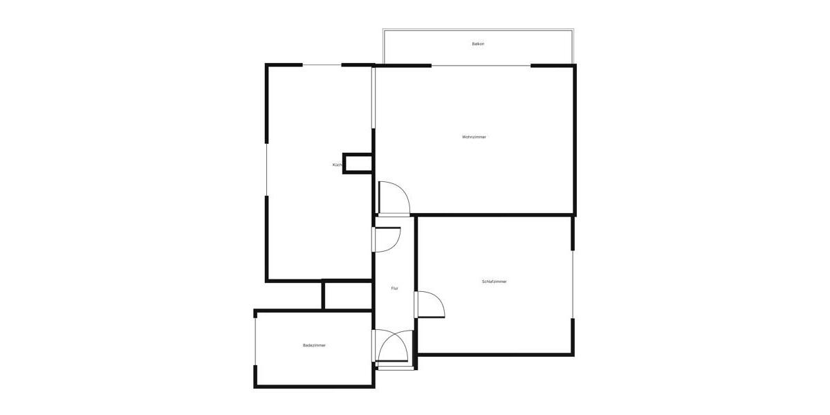 bezugsfertige, großzügige 2-Zimmer-Wohnung mit Balkon in Bochum Eppendorf zimmer