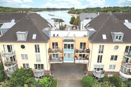 Wohnen oder Investieren: Stilvolle 2,5-Zimmer-Wohnung mit Terrasse & Top-Ausstattung in Rheinnähe !!!